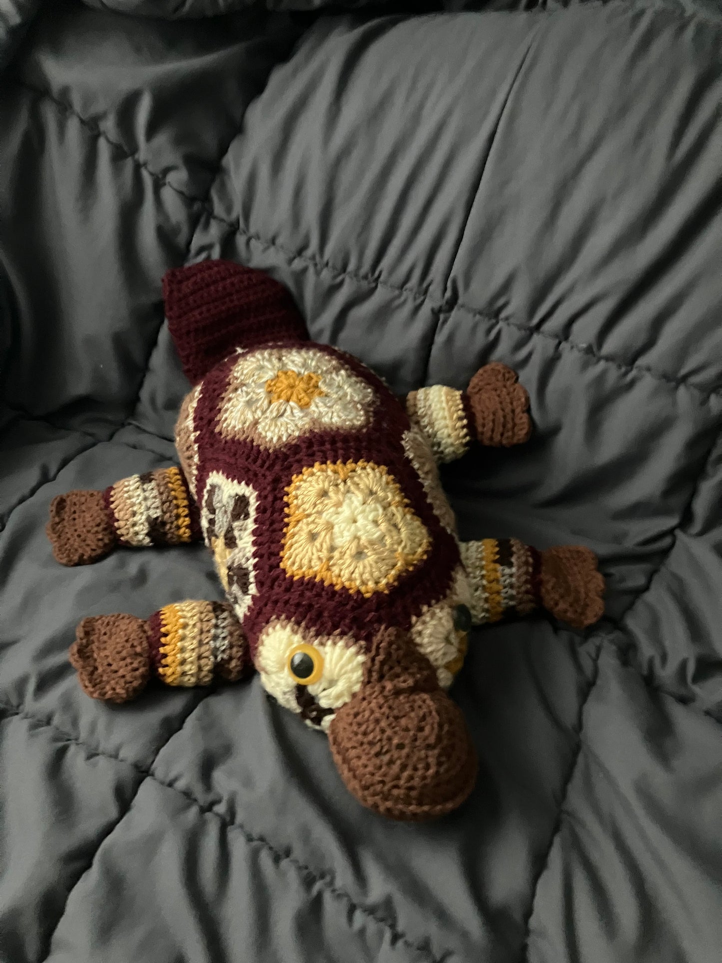 Libby (Petal-pus crochet platypus)