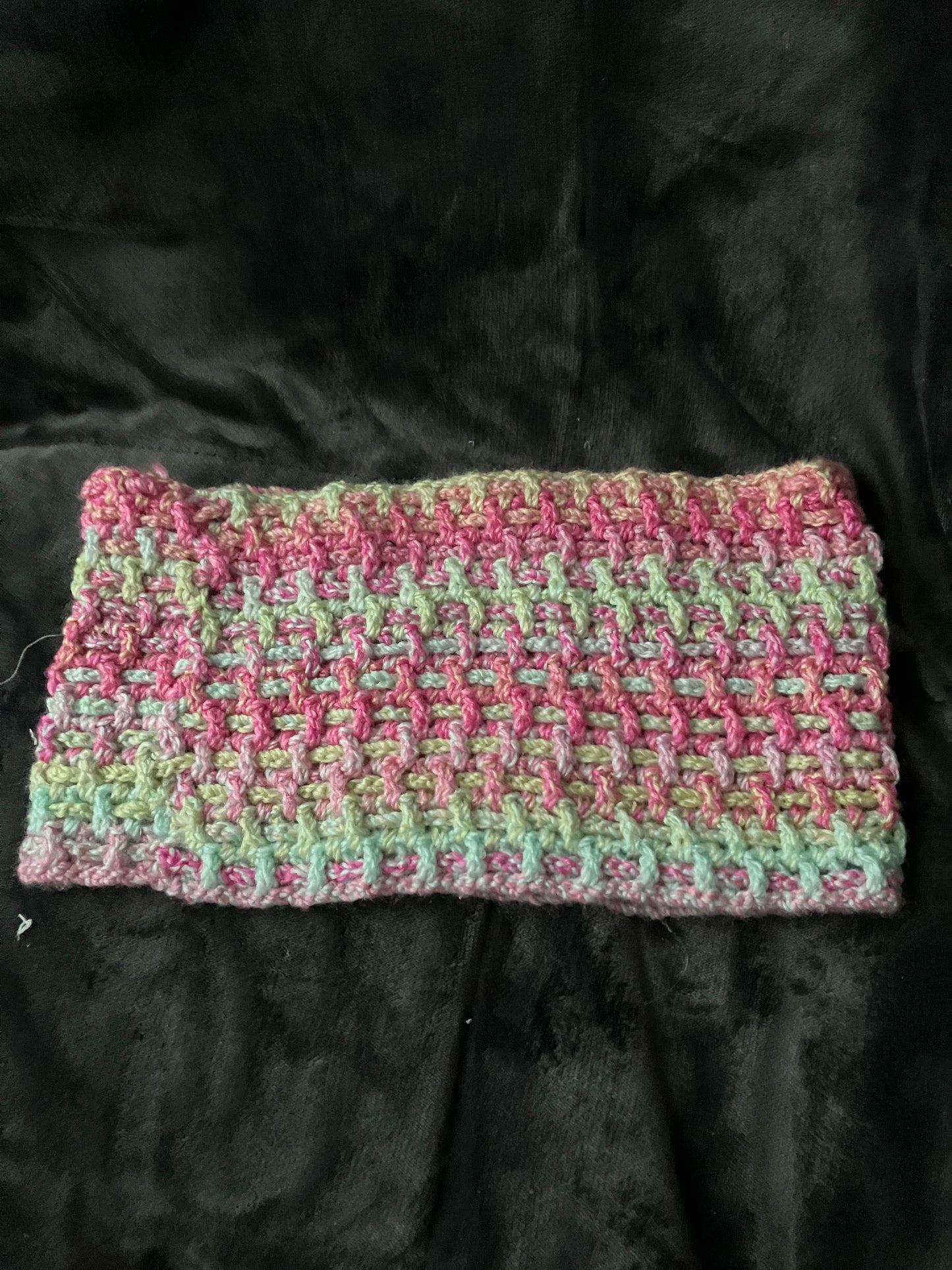 Crochet Woven Cowl